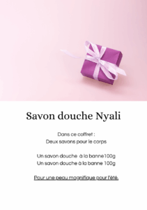 Savon douche